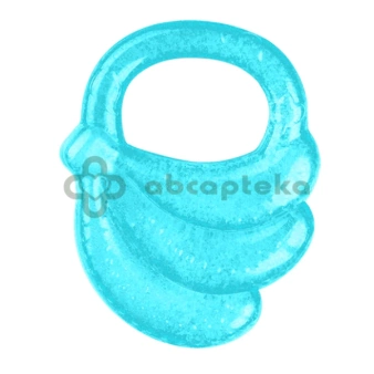 Babyono żelowy gryzak dla niemowląt, banan, 1 sztuka