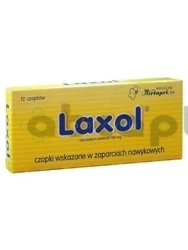 Laxol, 100 mg, 12 czopków