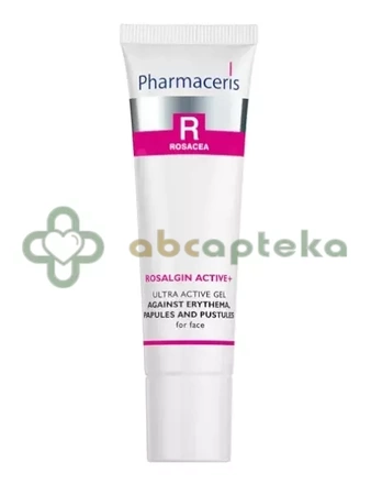 Pharmaceris R Rosalgin Active +, ultra aktywny żel na rumień i zmiany grudkowo-krostkowe, 30 ml