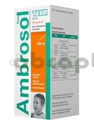 Ambrosol Teva, syrop 15 ml/5 ml, 200 ml