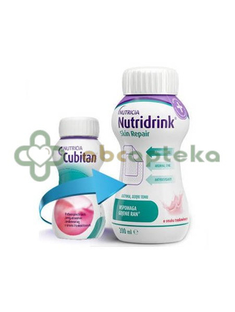 Nutridrink Skin Repair truskawkowy (dawniej Cubitan), 4 x 200 ml