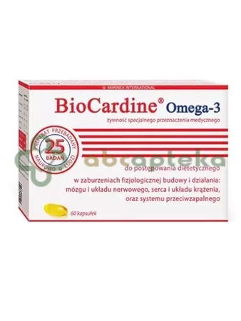 BioCardineOmega-3 60 kapsułek