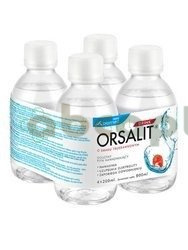 Orsalit drink, płyn o smaku truskawkowym, 4x200 ml