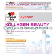 Doppelherz System Kollagen Beauty, smak pomarańcza i marakuja25 ml x 30 ampułek