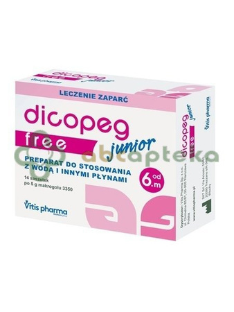 Dicopeg Junior Free proszek 14 saszetek po 5 g