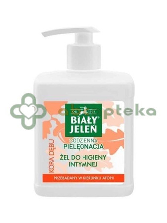 Biały Jeleń Hipoalergiczny, żel do higieny intymnej z korą dębu, 500 ml