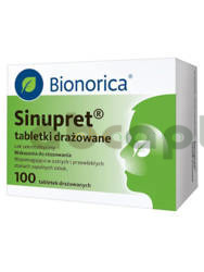 Sinupret, 100 tabletek drażowanych