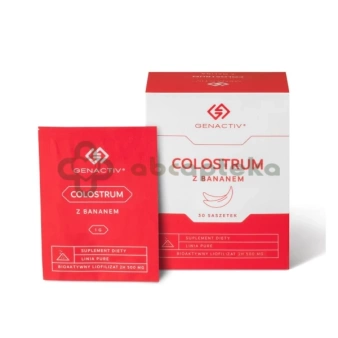 Genactiv, Colostrum z bananem (Colostrigen), 30 saszetek
