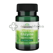SWANSON Anti-Gas Enzyme, 90 kapsułek