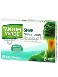 Tantum Verde, smak eukaliptusowy, 30 pastylek