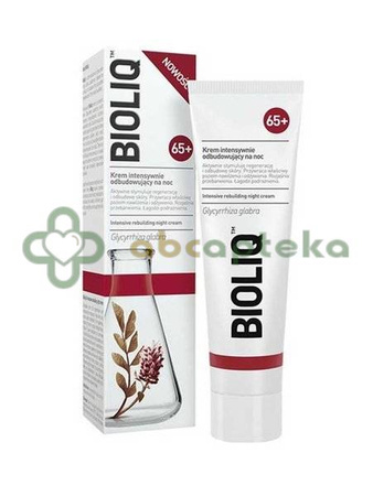 Bioliq 65+, krem intensywnie odbudowujący na noc, 50 ml