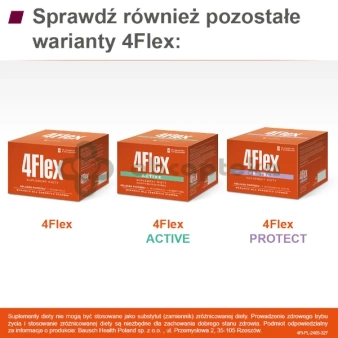 4Flex czarna porzeczka, 30 saszetek