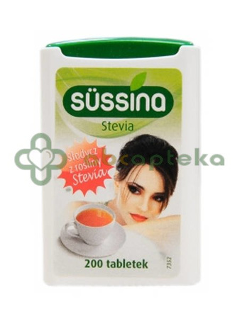 Słodzik Stevia Sussina, 200 tabletek