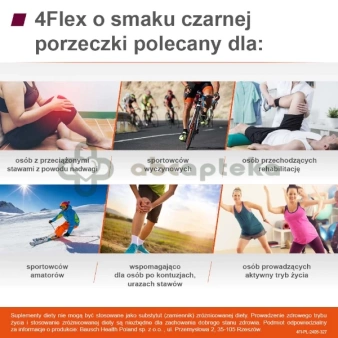 4Flex czarna porzeczka, 30 saszetek