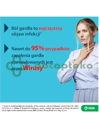 Septolete Ultra o smaku eukaliptusowym, 16 pastylek