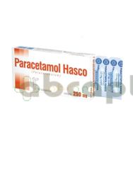 Paracetamol Hasco, 250 mg, 10 czopków