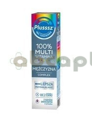 Plusssz 100% Multiwitamina Mężczyzna Complex, 20 tabletek musujących