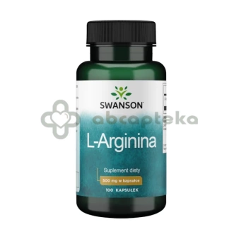 SWANSON L-Arginina 500 mg, 100 kapsułek