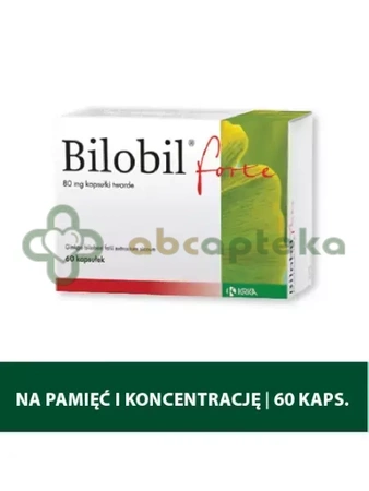 Bilobil forte, 80 mg, 60 kapsułek