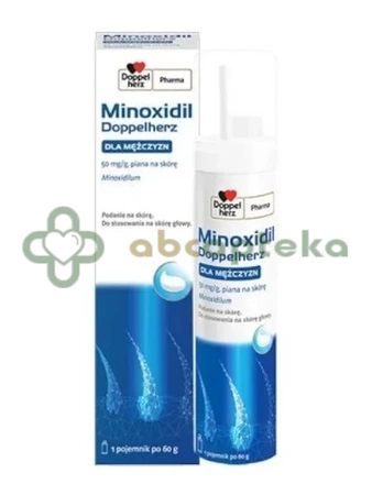 Doppel herz Minoxidil pianka dla mężczyzn 60 g