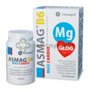 Asmag B6 Max Cardio, tabletki, 30 tabletek