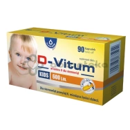 D-Vitum Kids 600 j.m. twist-off, 90 kapsułek