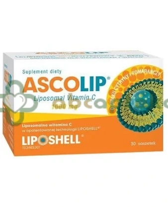 Ascolip Liposomal Witamina C 1000 mg, 30 saszetek