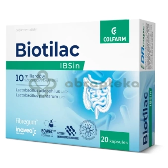 Biotilac IBSin Colfarm, 20 kapsułek | DATA WAŻNOŚCI 28.02.2026
