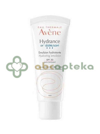 Avene Hydrance Legere, emulsja nawilżająca do skóry wrażliwej, normalnej i mieszanej, 40 ml