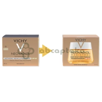 Vichy, Neovadiol Magistral, odżywczy krem na dzień przeciw przebarwieniom SPF50, 50 ml
