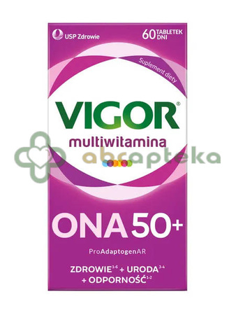 Vigor Multiwitamina Ona 50+,  60 tabletek