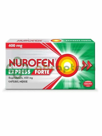 Nurofen Express Forte 400 mg 30 kapsułek