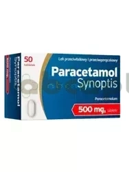 Paracetamol Synoptis, 500mg, 50 tabletek