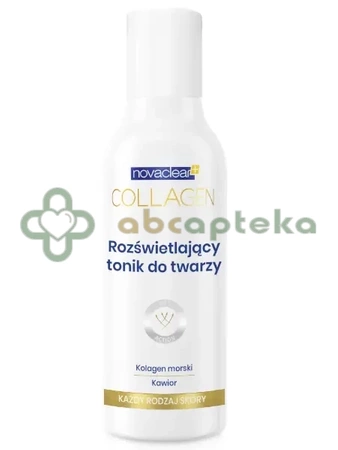 Novaclear Collagen, Rozświetlający tonik do twarzy, 100 ml 