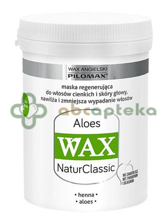 WAX Pilomax, Aloes, maska do włosów cienkich, 480 ml