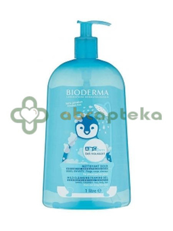 BIODERMA ABCDERM, Żel myjący dla dzieci i niemowląt, 1000 ml