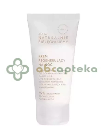 Ziaja Naturalnie Pielęgnujemy, krem regenerujący na noc, 50 ml