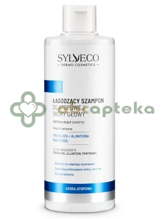 Sylveco Dermo, Skóra Atopowa, Łagodzący szampon do atopowej skóry głowy, 300 ml