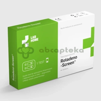 Test na rota- i adenowirusy w kale Rotadeno-Screen, 1 sztuka