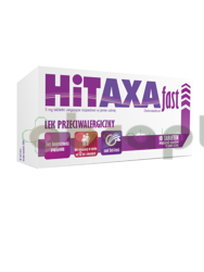 Hitaxa fast, 5 mg, tabletki ulegające rozpadowi w jamie ustnej, 10 tabletek