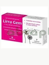 Lirra Gem 5 mg, 7 tabletek