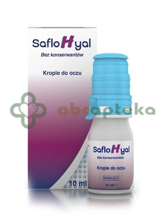 Saflohyal krople do oczu 10 ml