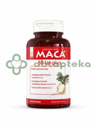 A-Z Medica, Maca 50 lat Plus, 80 kapsułek