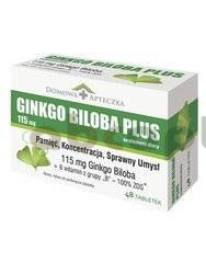 Domowa Apteczka Ginkgo Biloba Plus, 48 tabletek