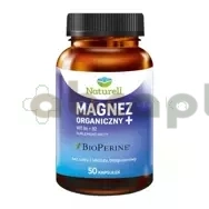 Naturell Magnez Organiczny +, 50 kapsułek