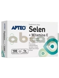 Selen + Witamina E APTEO, 100 tabletek