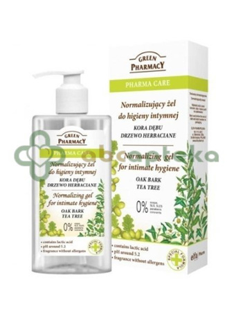 Green Pharmacy, żel do higieny intymnej, normalizujący, 300 ml