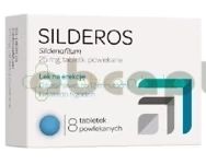 Silderos 25 mg, 8 tabletek powlekanych