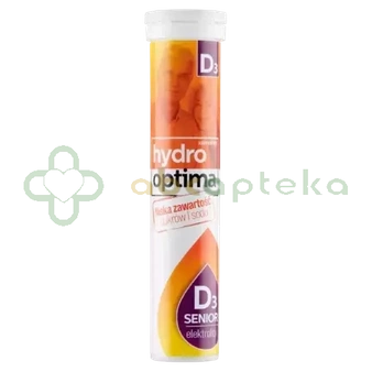 HydroOptima Senior D3, 20 tabletek musujących