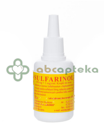 Sulfarinol, krople do nosa, 20 ml